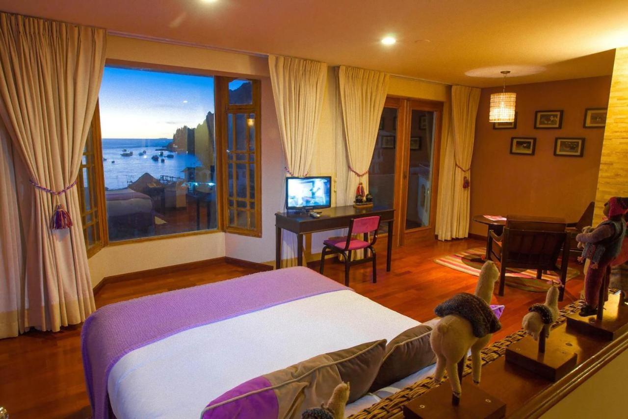 Hotel Rosario Lago Titicaca Копакабана Номер фото